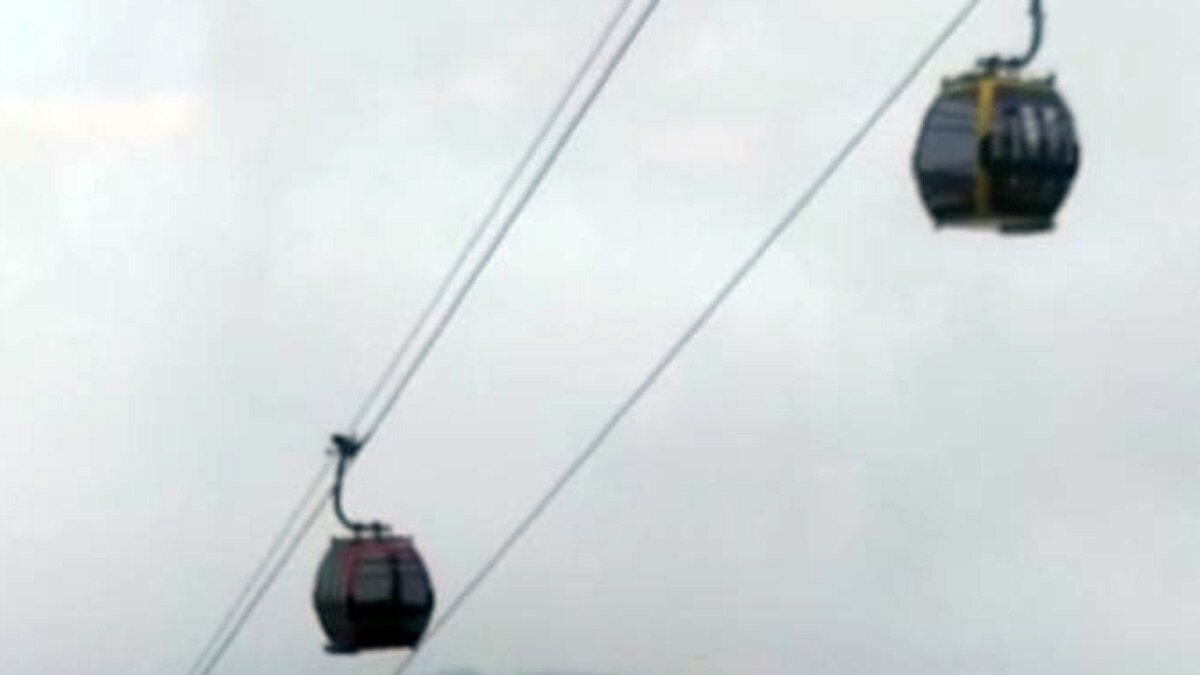 एशिया का सबसे बड़ा रोप-वे (फोटो आजतक)