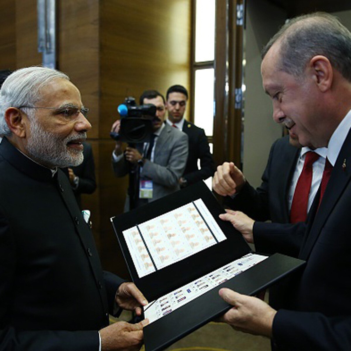 Prime Minister Narendra Modi  with Turkish PM Recep Tayyip Erdogan(GettyImages)