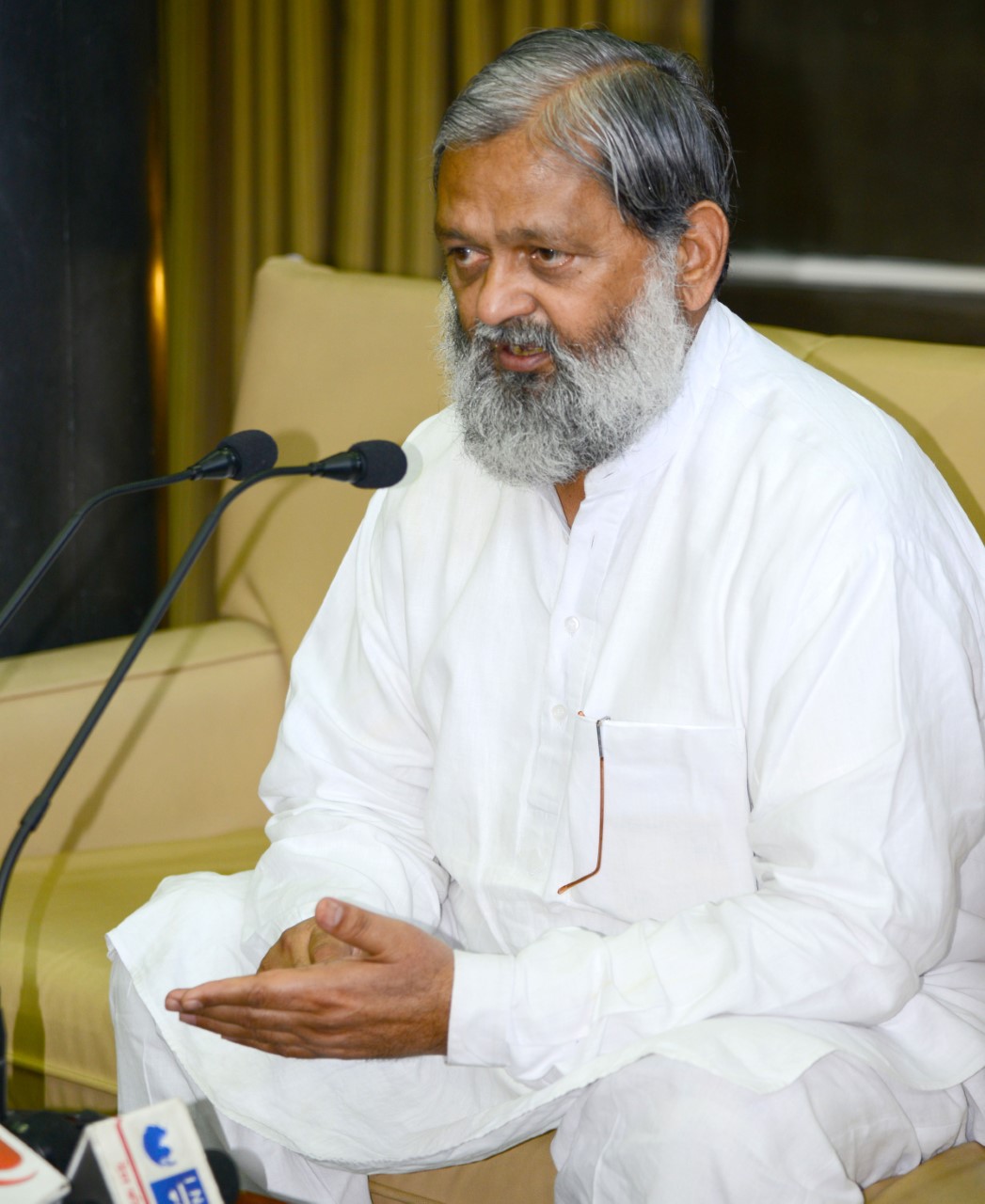 Haryana minister Anil Vij 