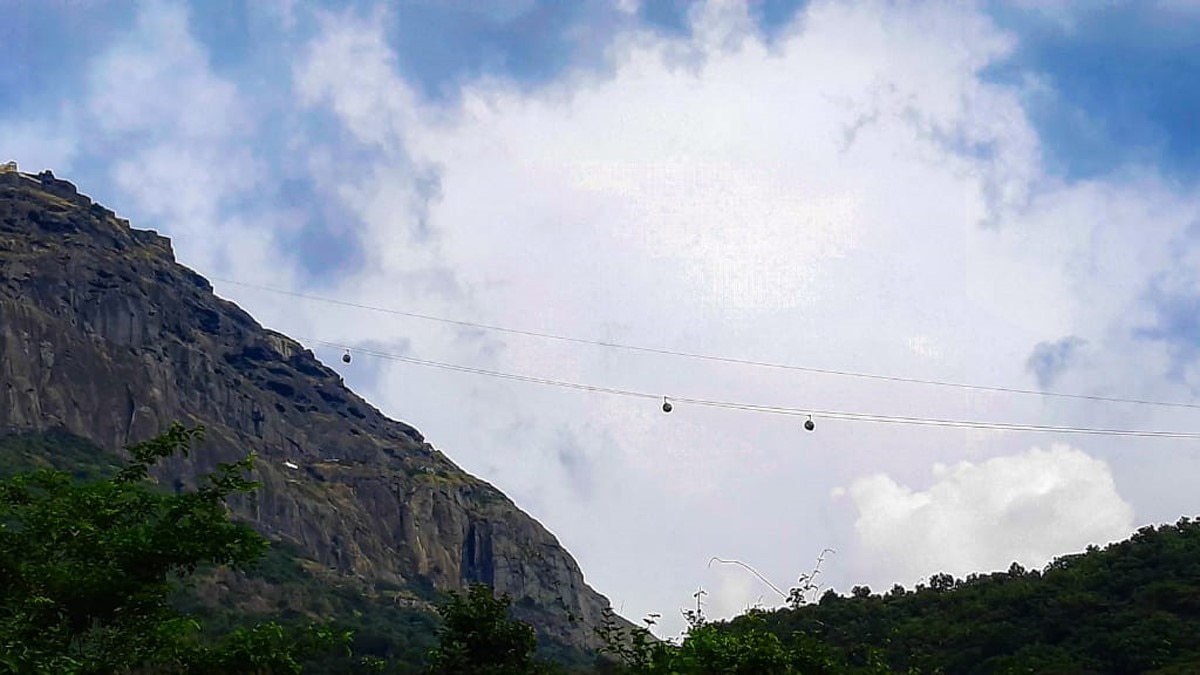 एशिया का सबसे बड़ा रोप-वे (फोटो आजतक)