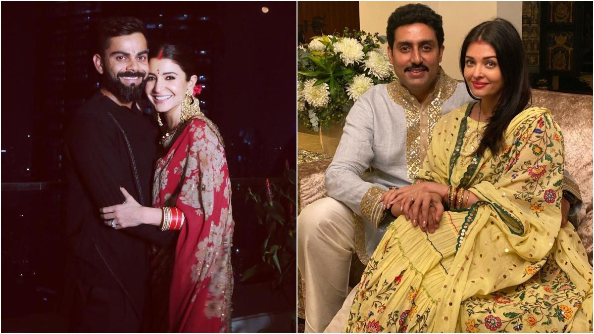 विराट कोहली, अनुष्का शर्मा, अभिषेक बच्चन, ऐश्वर्या राय बच्चन 