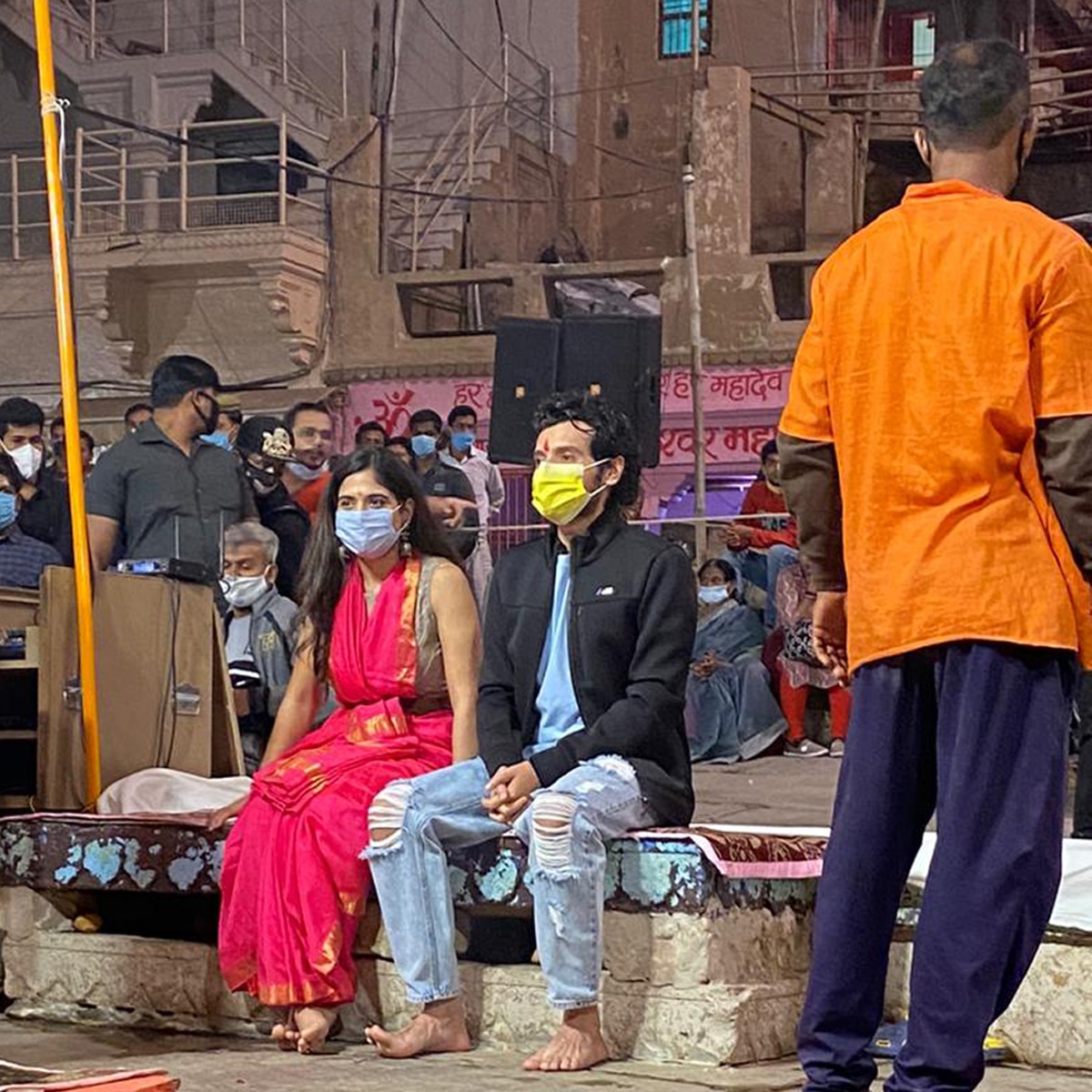 दिव्येंदु शर्मा और अंशुल चौहान