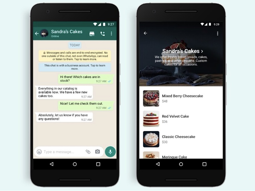 WhatsApp business shopping button feature WhatsApp business shopping button feature
