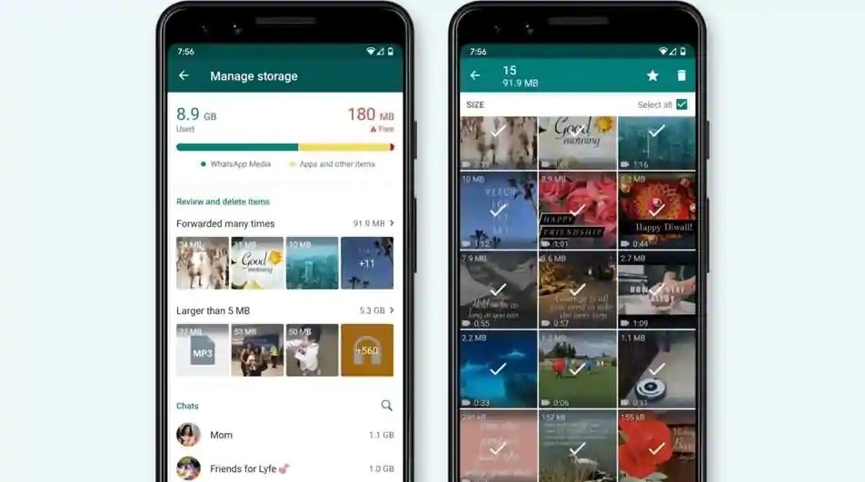 WhatsApp Storage Management Tool