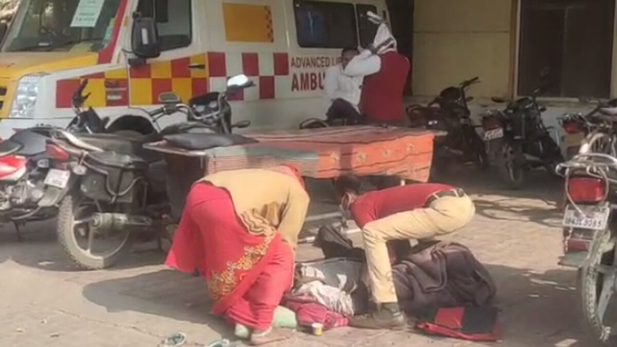  पति का इलाज कराने के लिए पहुंची थी अस्पताल.