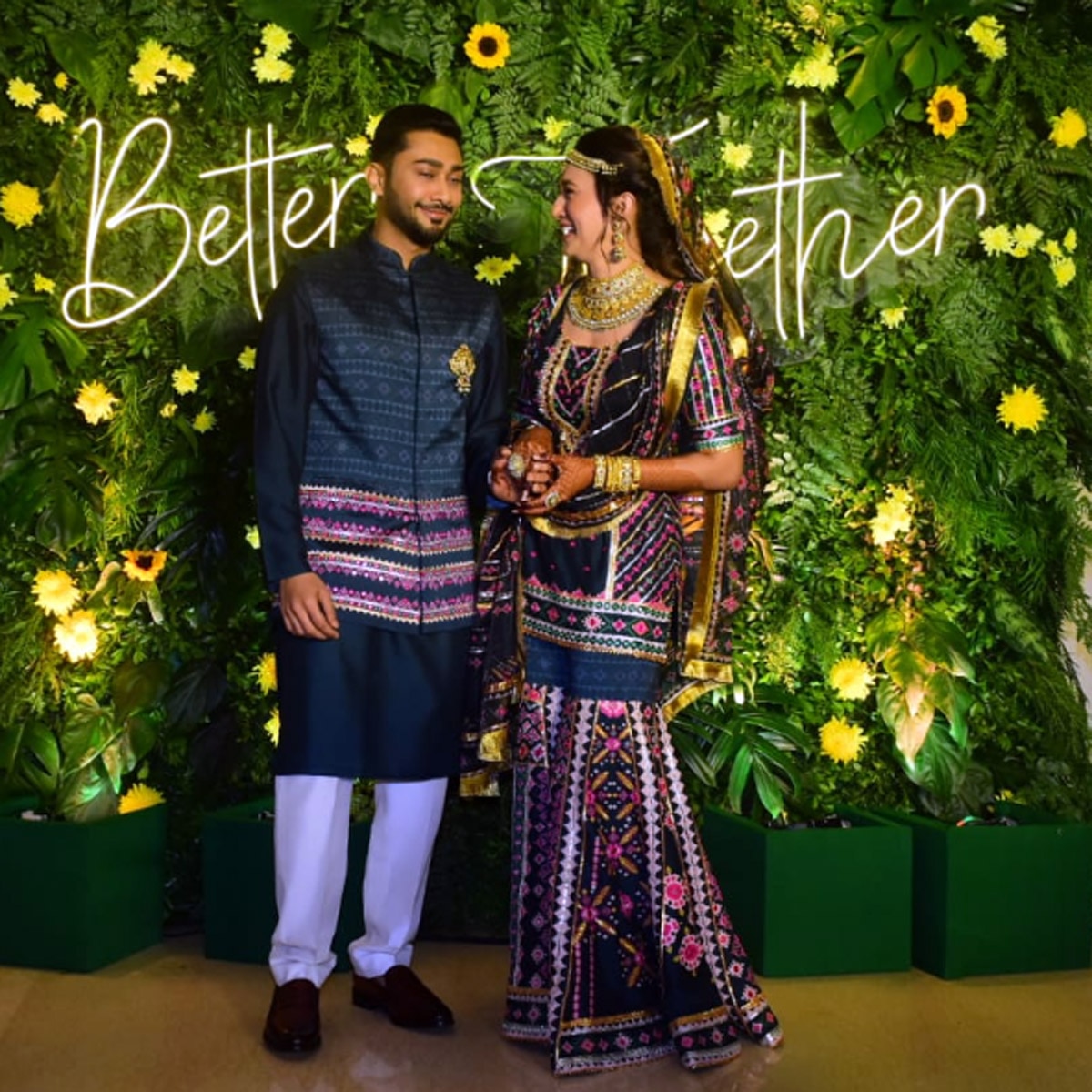 जैद-गौहर की मेहंदी