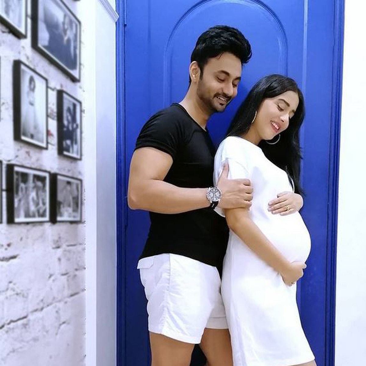 पति संग अमृता राव