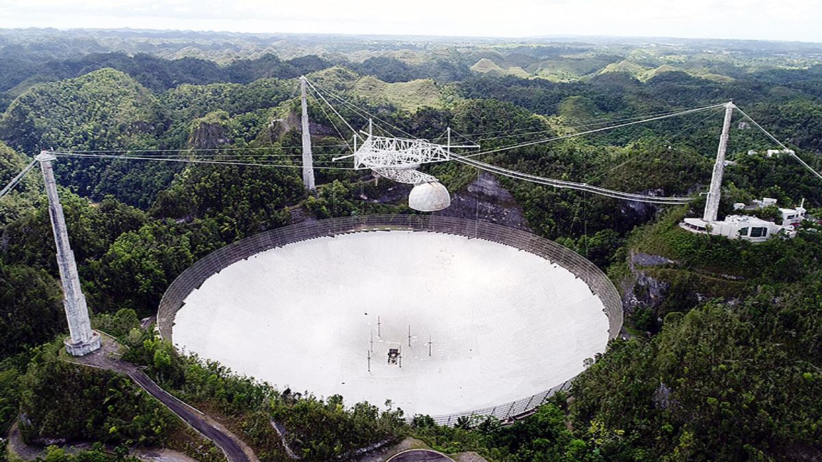 World Most Powerful Arecibo Observatory Fully broken