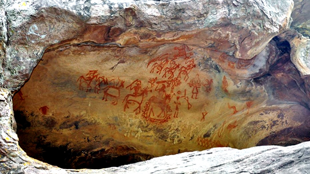 भीमबेटका को माना जाता है मानव विकास का आरंभिक स्थान, 750 से ज्‍यादा रॉक पेंटिंग के लिए मशहूर 