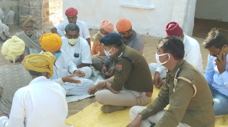 राजस्थान में जैसलमेर के लाठी थाना क्षेत्र का मामला