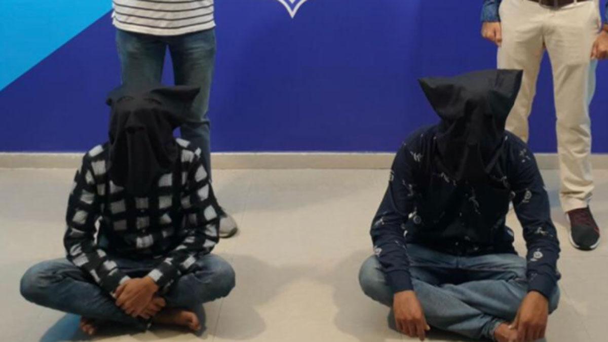 केनरा बैंक के एटीएम से पैसे उड़ाने वाला दो शातिर बदमाशों को पुलिस ने पकड़ा 