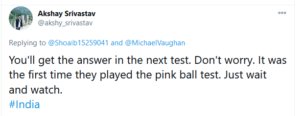 Michael Vaughan tweet