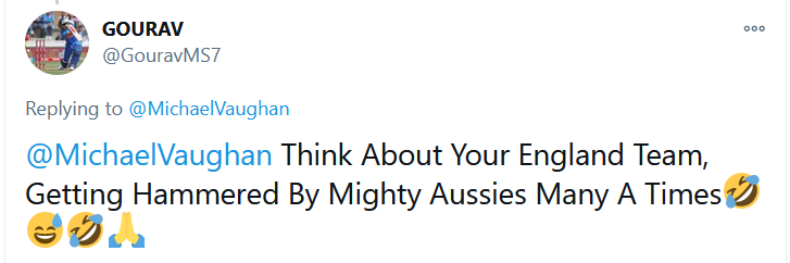 Michael Vaughan tweet