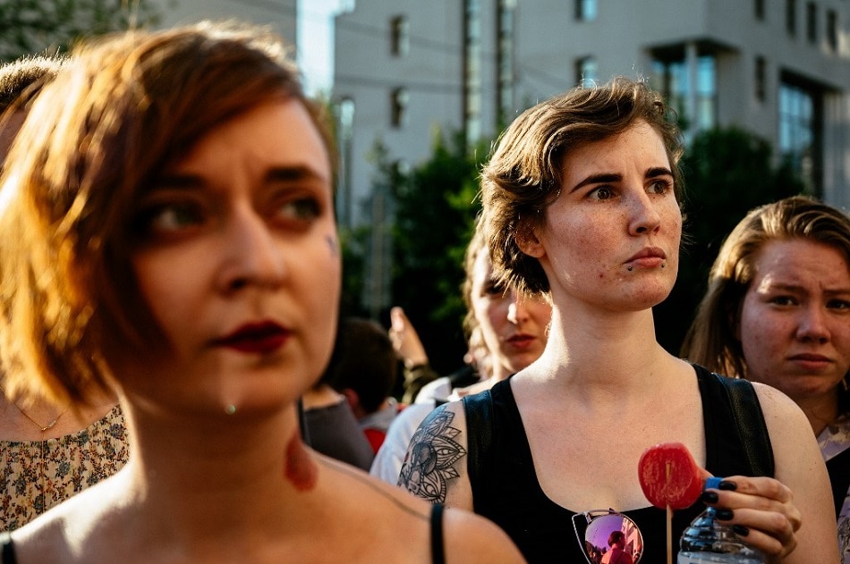 Khachaturyan sisters Protest