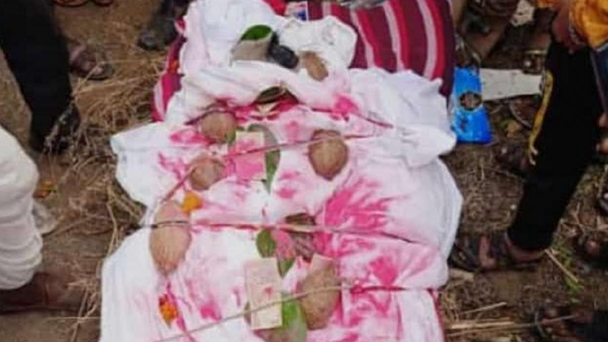 बंदर की मौत पर रोया पूरा गांव