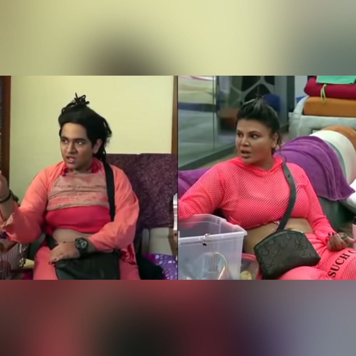  रोन‍ित आशरा-राखी सावंत 