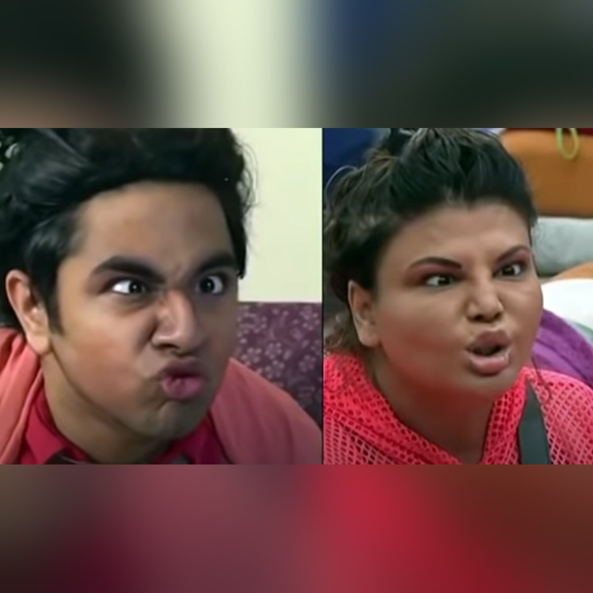  रोन‍ित आशरा-राखी सावंत 