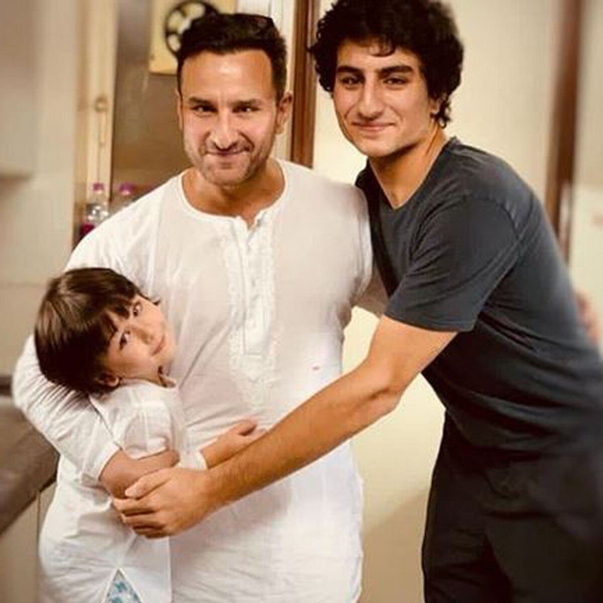 सैफ अली खान, इब्राहिम अली खान, तैमूर