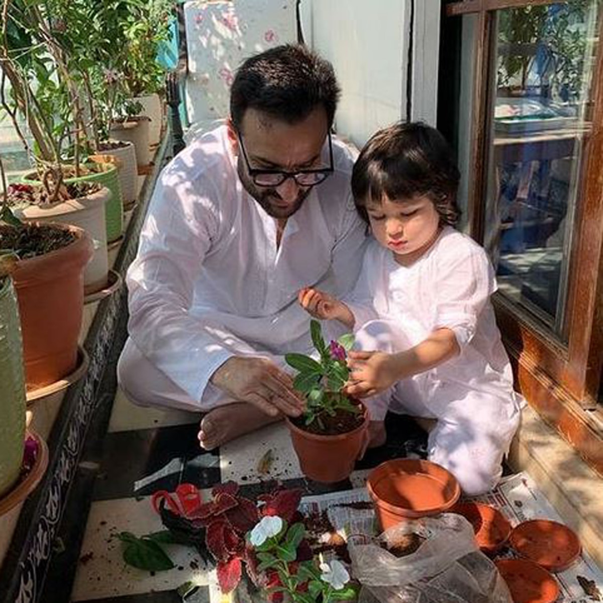 सैफ संग तैमूर