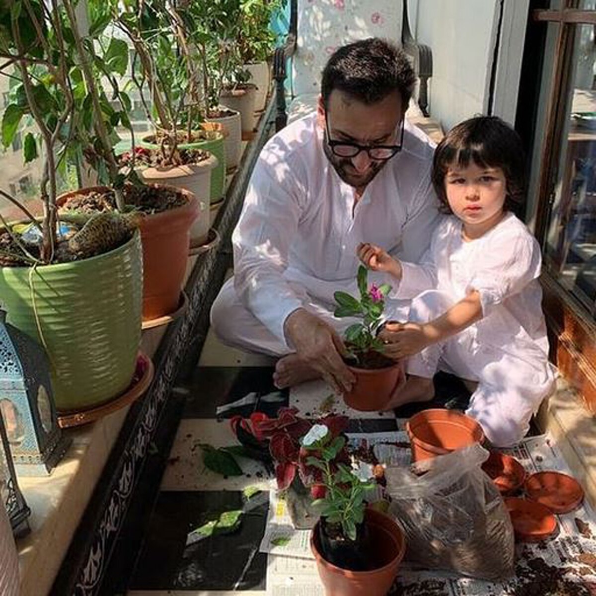 सैफ संग तैमूर