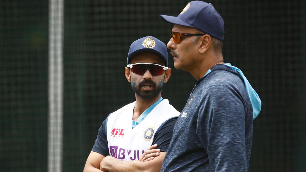 Ajinkya Rahane and Ravi Shastri (Getty)