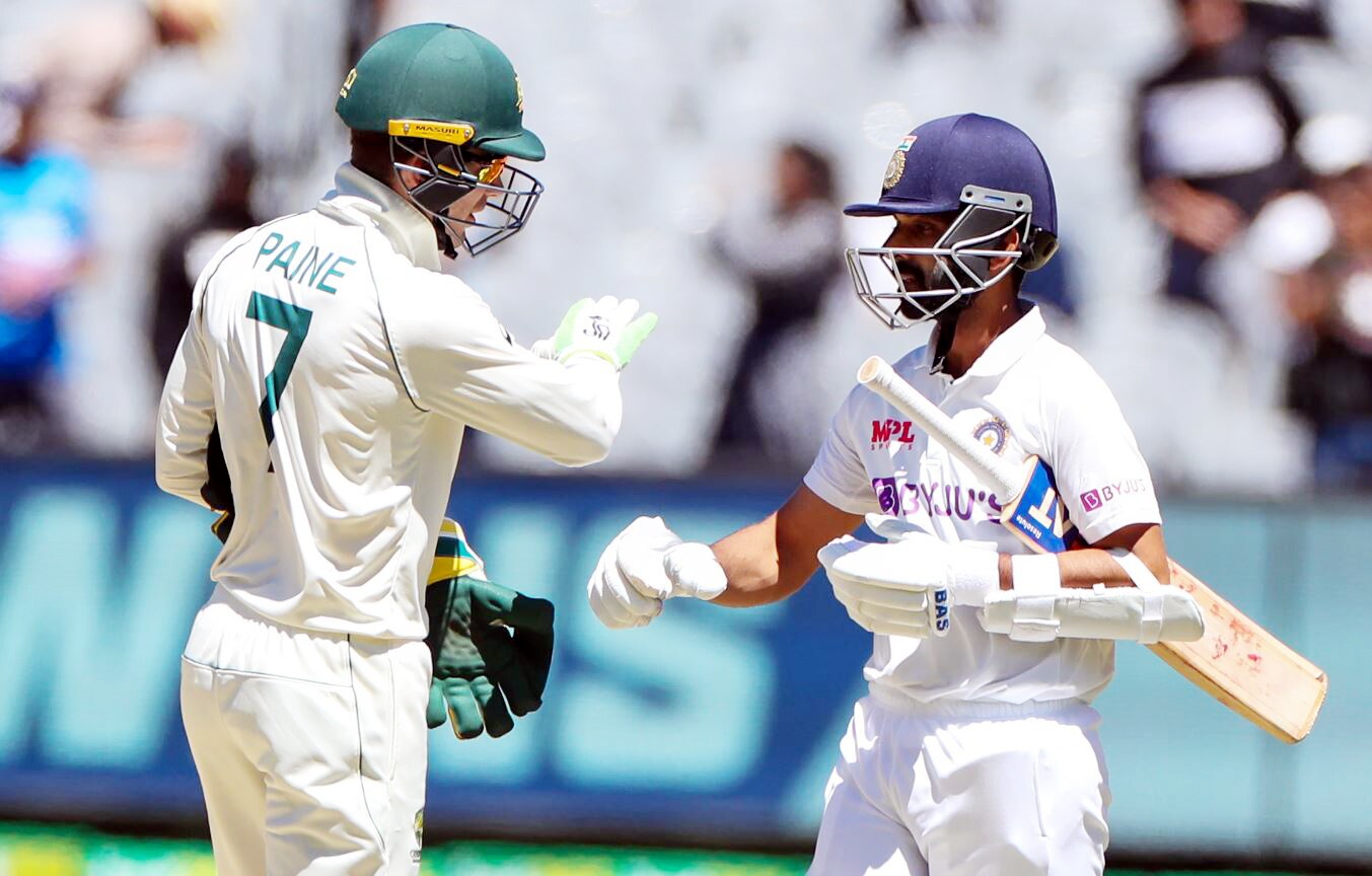 Tim Paine and Ajinkya Rahane (AP)