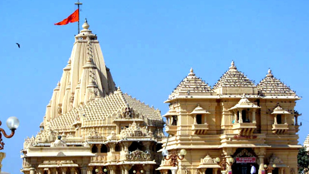 सोमनाथ मंदिर के नीचे दबी मिली 3 मंजिला इमारत, 5 करोड़ की मशीनों से हुई खोज - Trending AajTak