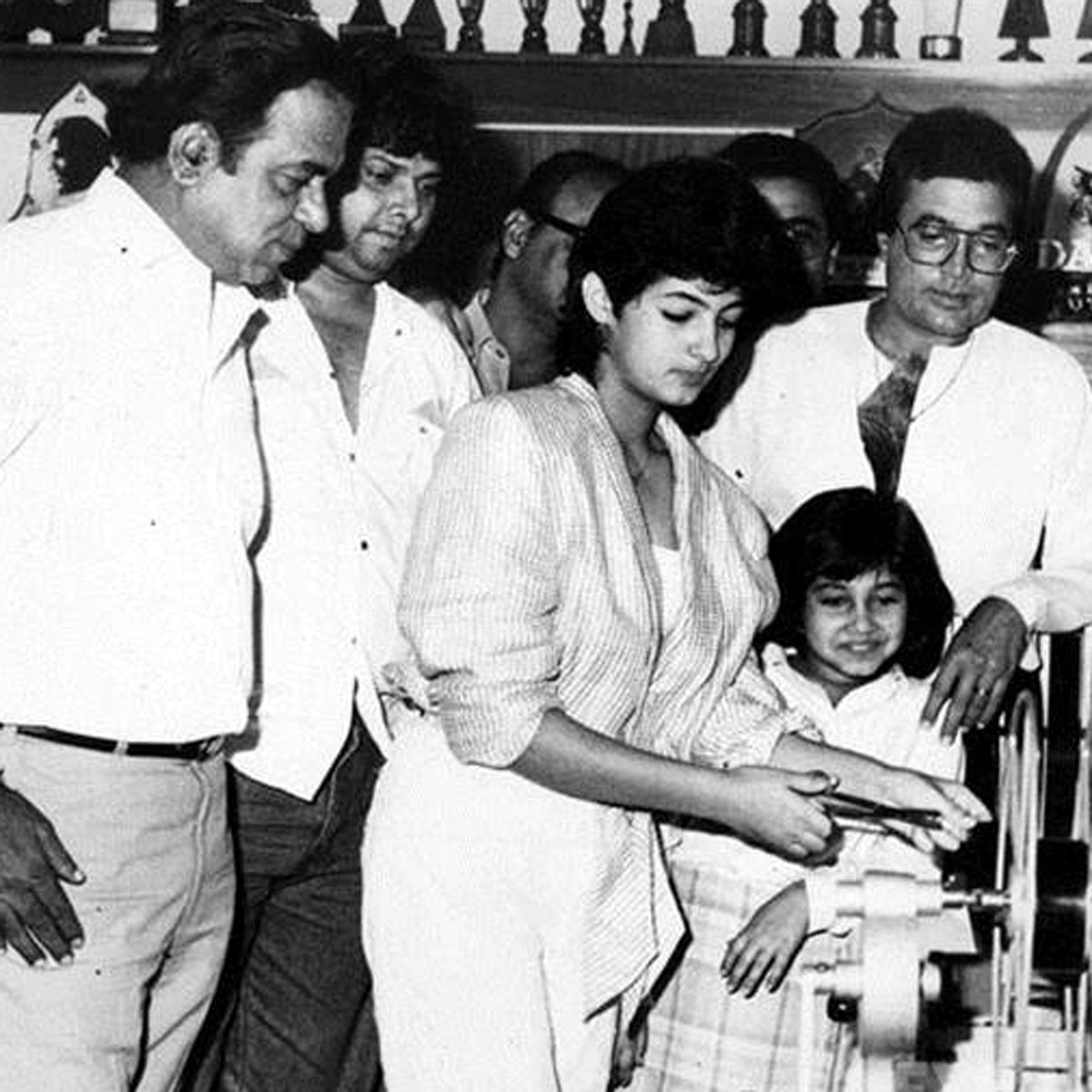 राजेश खन्ना बेटी ट्व‍िंकल के साथ  