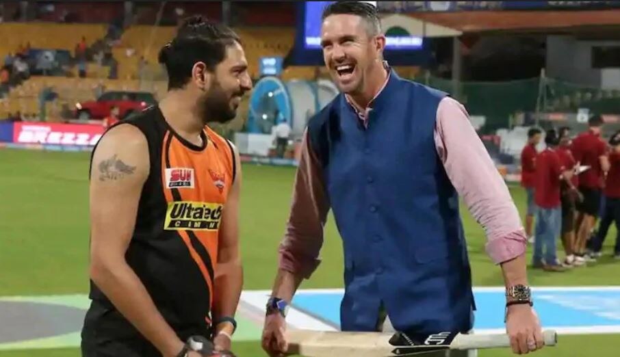 Yuvraj Singh and kevin pietersen