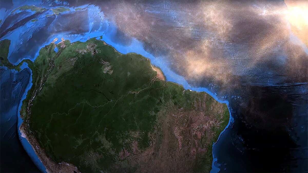 Sahara Dust Feeds Amazon Forest
