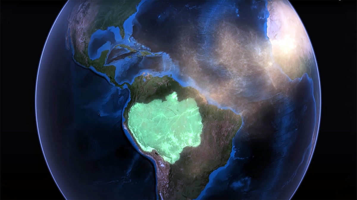 Sahara Dust Feeds Amazon Forest