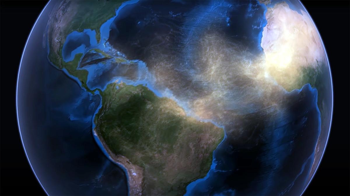 Sahara Dust Feeds Amazon Forest