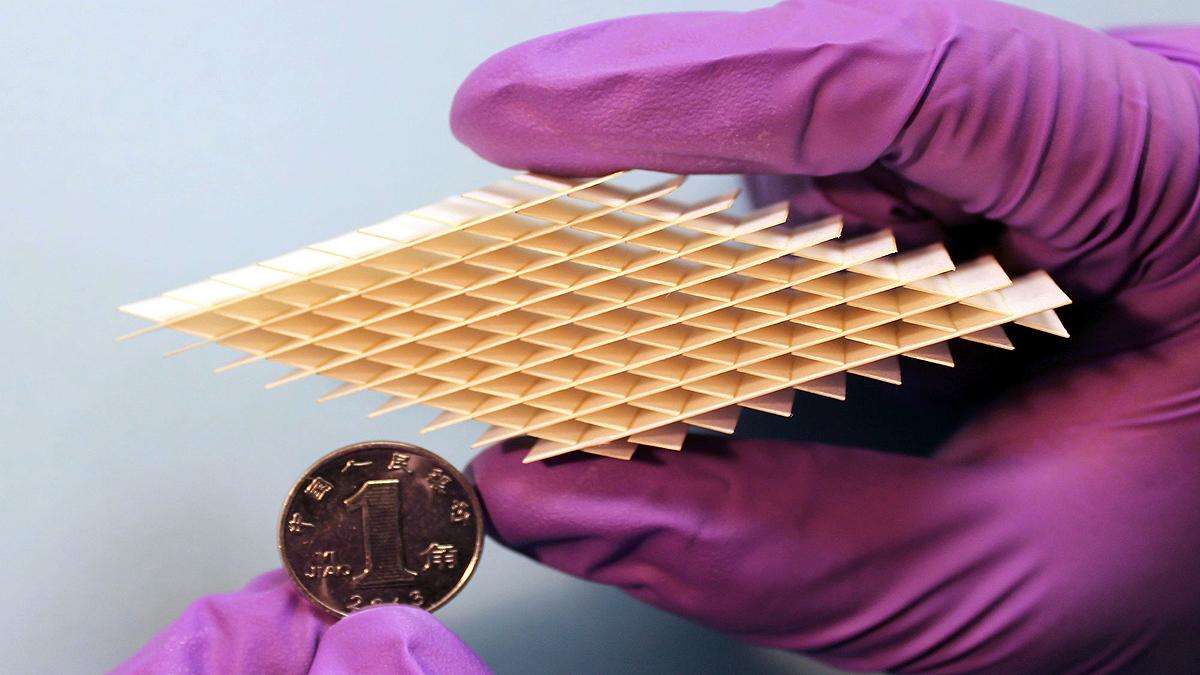 Squeeze the paper device and Create Electricity