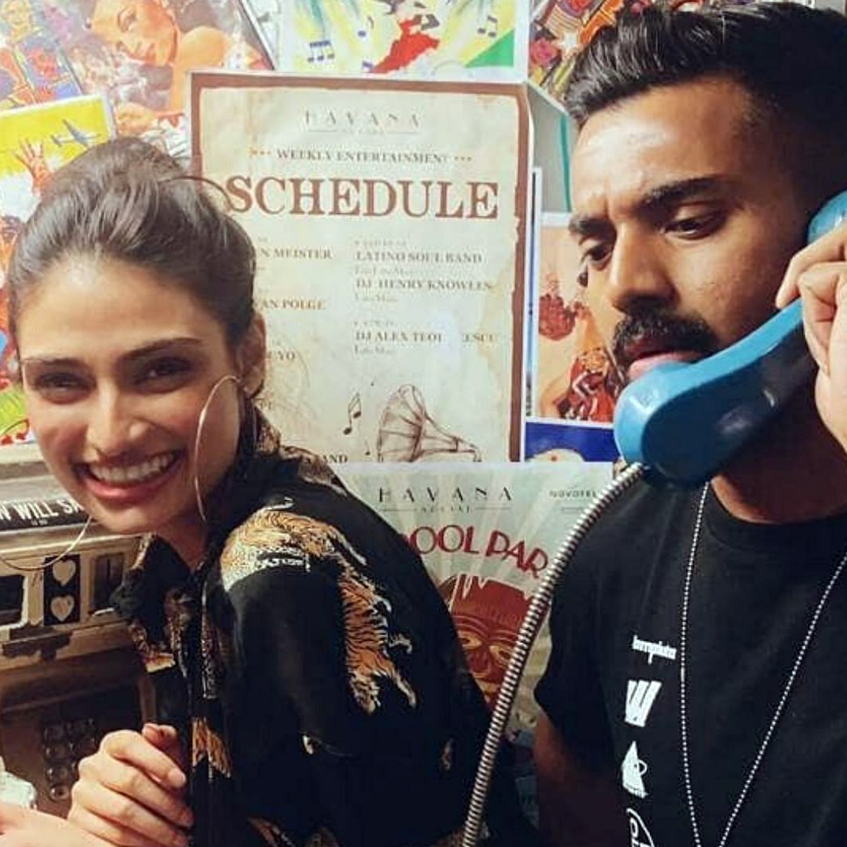 अथिया शेट्टी और के एल राहुल 