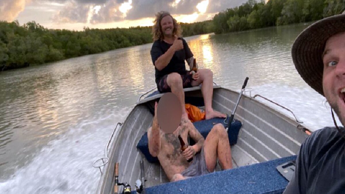 Naked Fugitive found in Crocodile waters