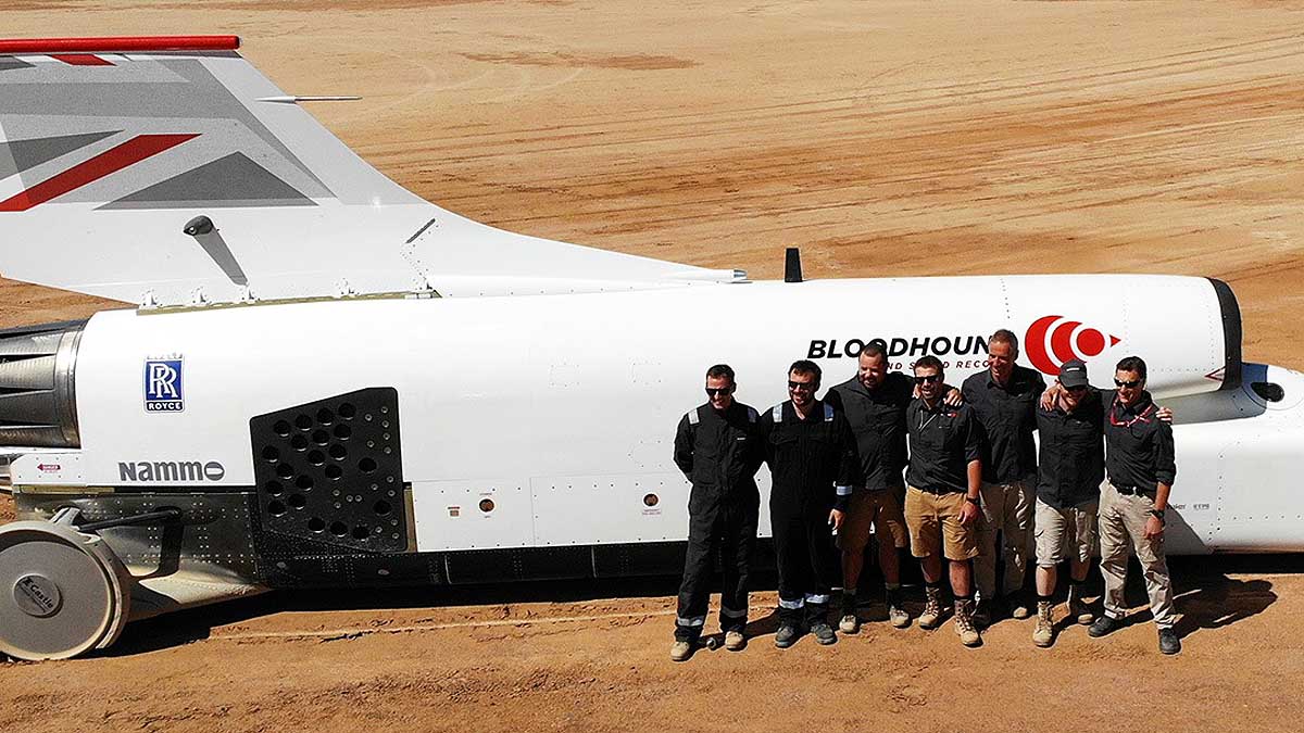 Bloodhound Supersonic car project for sale