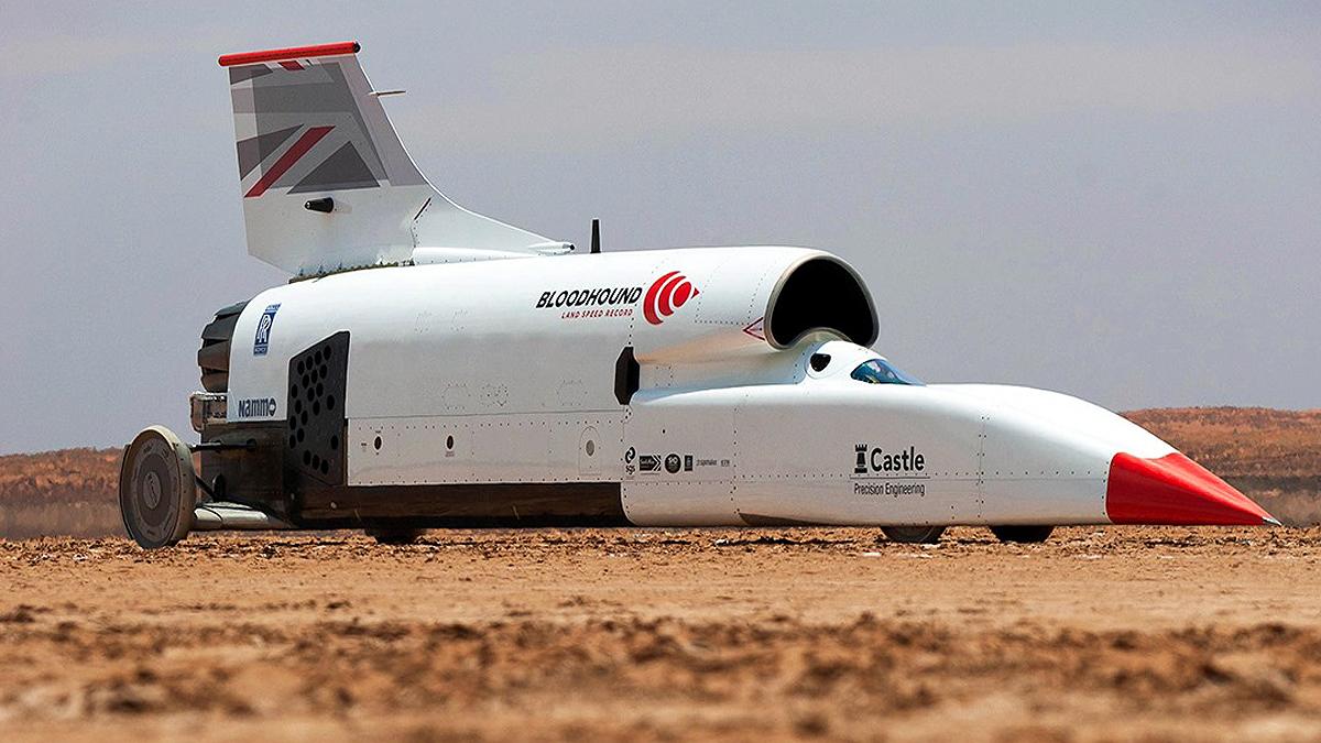 Bloodhound Supersonic car project for sale
