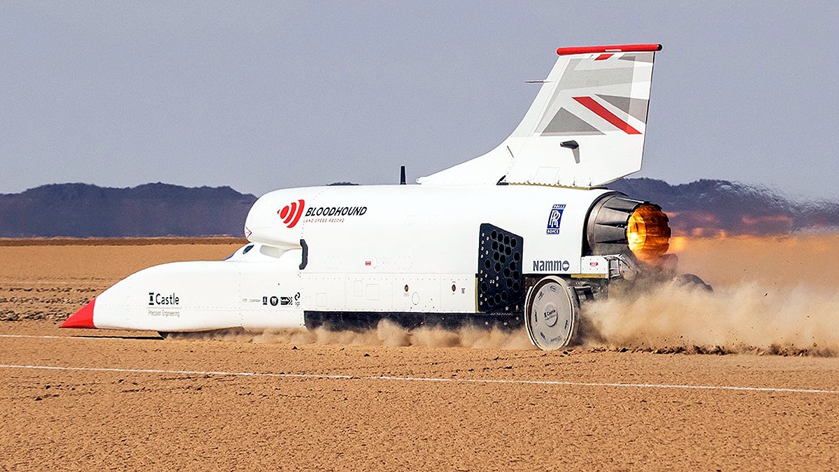 Bloodhound Supersonic car project for sale
