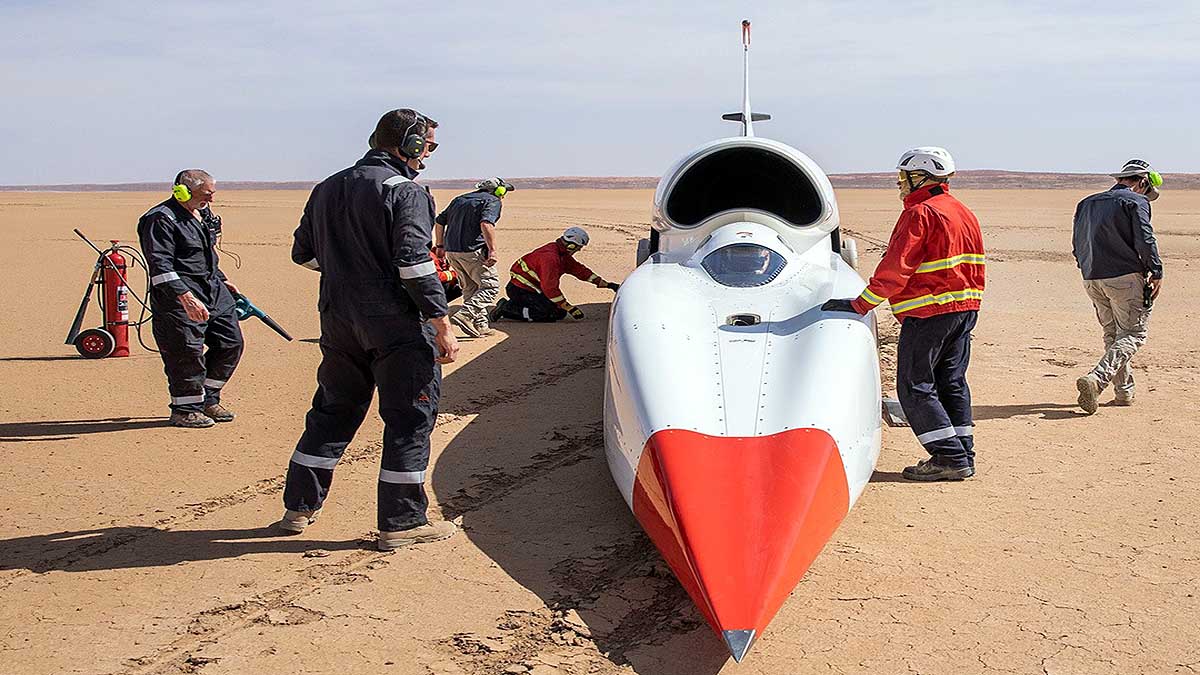 Bloodhound Supersonic car project for sale