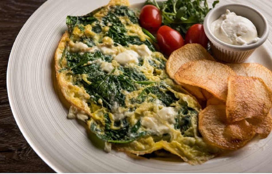 अंडा और पालक