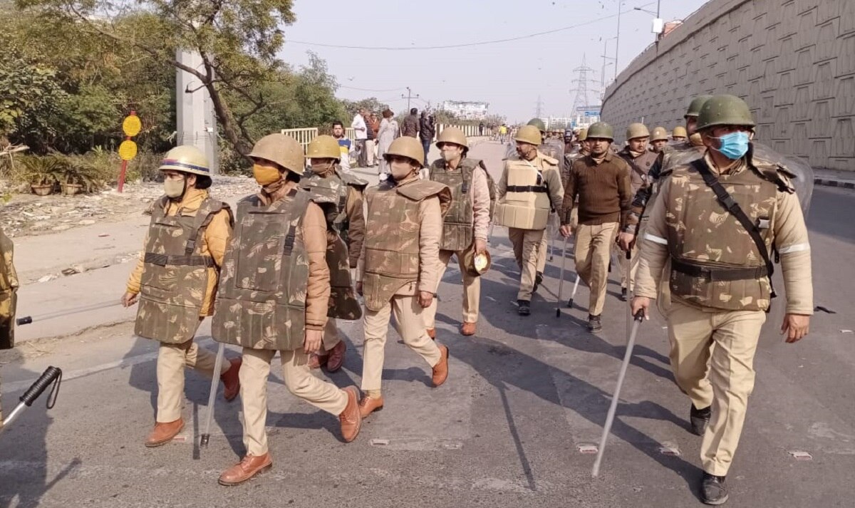 गाजीपुर बॉर्डर पर किसान आंदोलन