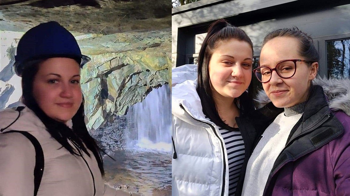 ओलिविया अपनी दोस्त के साथ