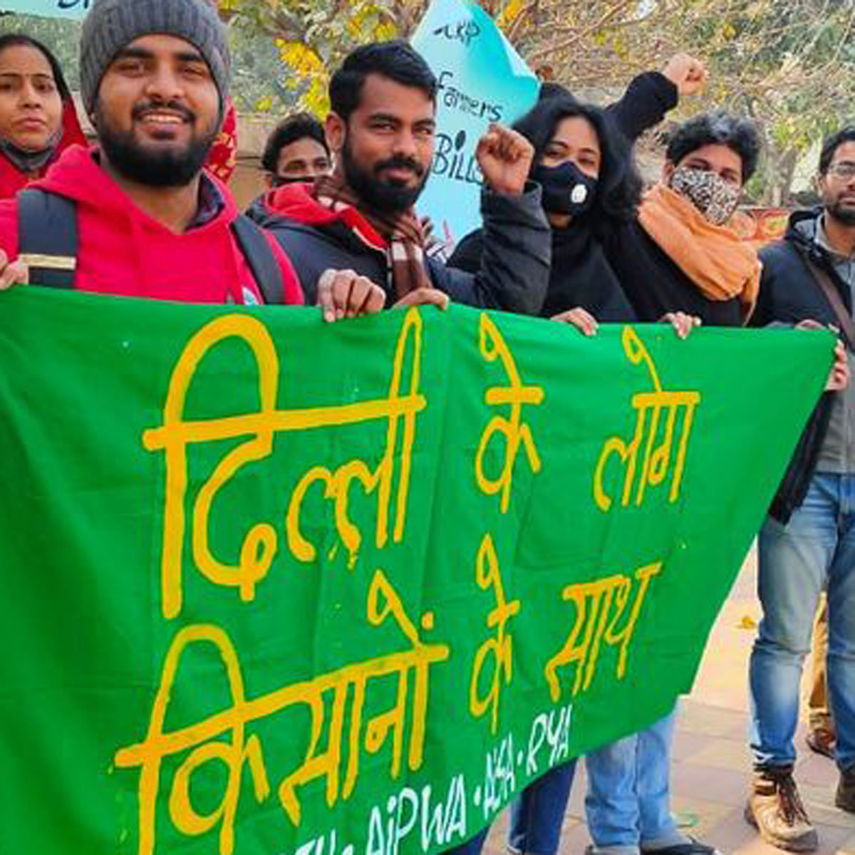 क‍िसानोंं का कुछ संंगठनों ने क‍िया स्‍वागत