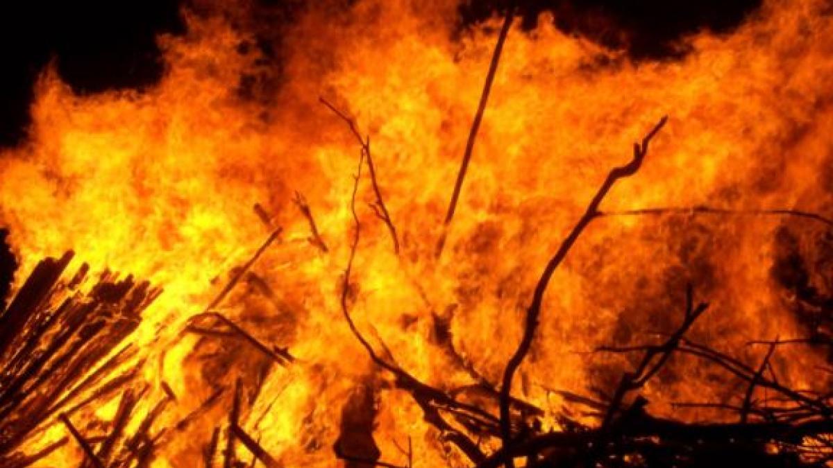 जिंदा जल गई तीन साल की बच्ची