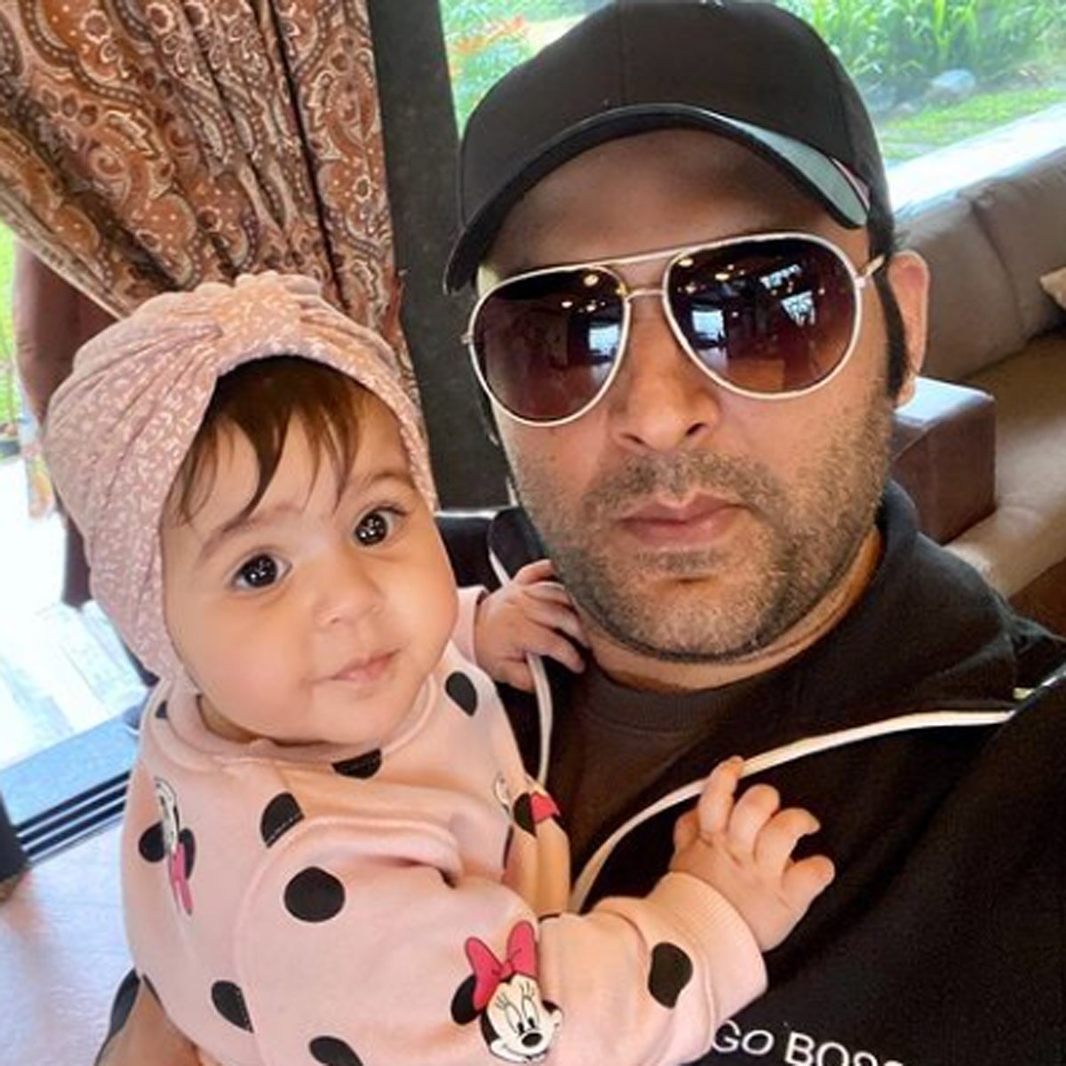 कप‍िल शर्मा बेटी अनायरा के साथ 