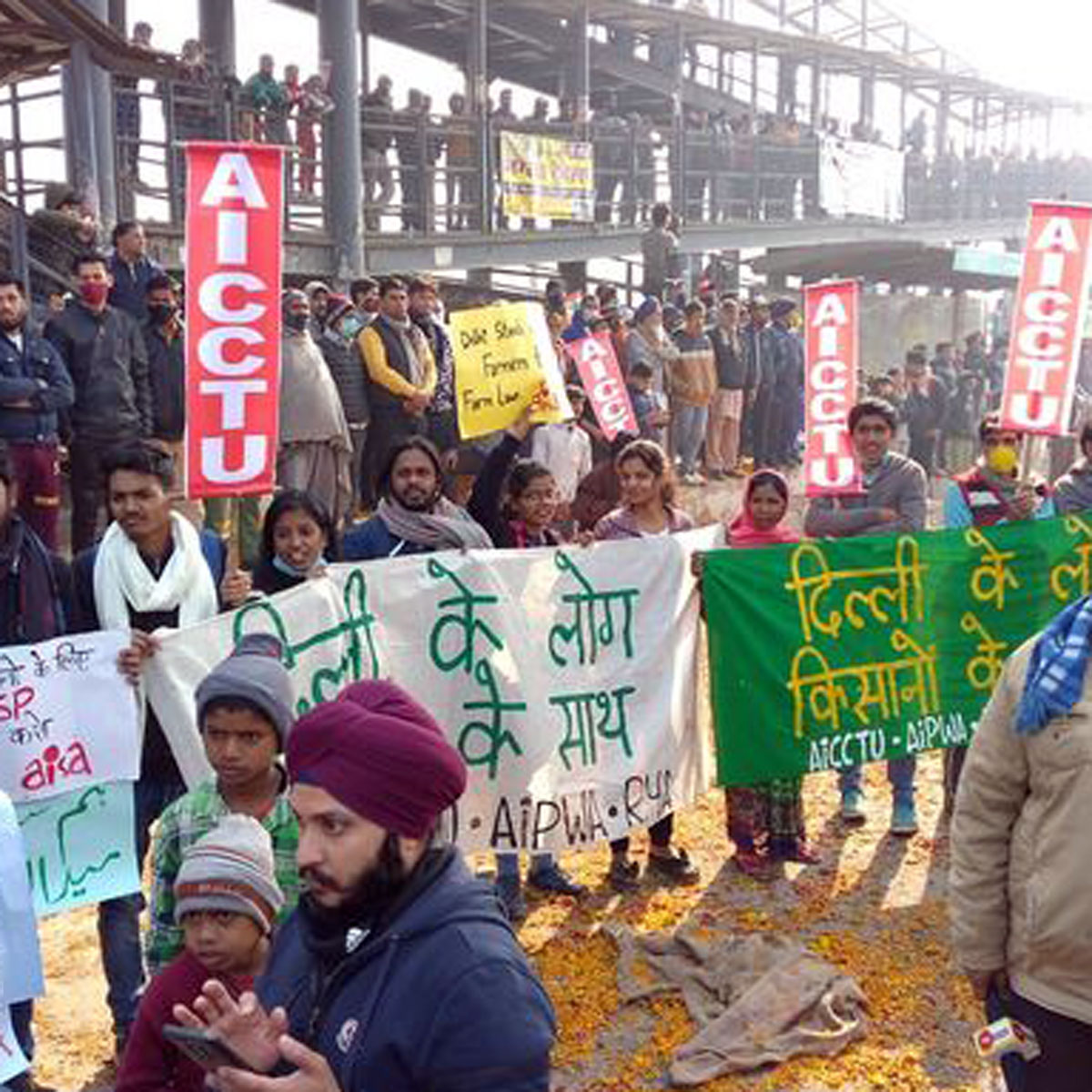 क‍िसानोंं का कुछ संंगठनों ने क‍िया स्‍वागत