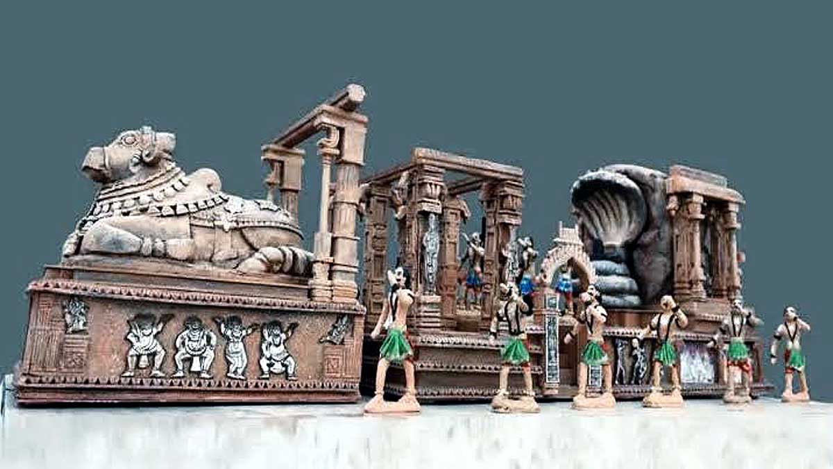 Temple Tableaux for republic day 2021