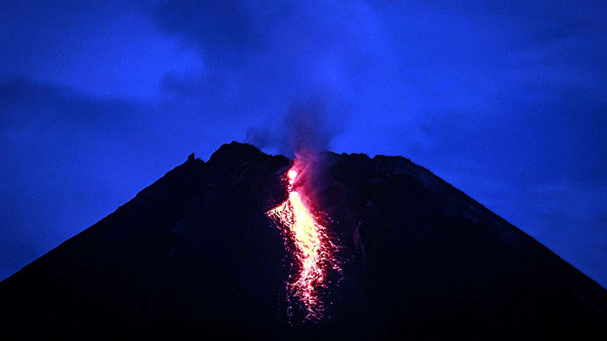 Mount Merapi Volcano of Indonesia Erupts 