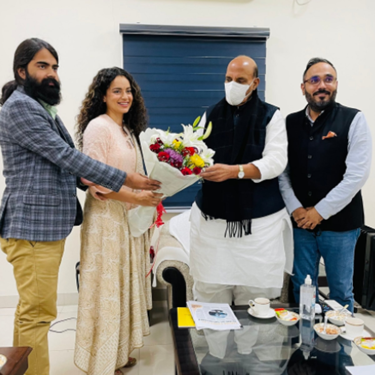 राजनाथ सिंह संग कंगना