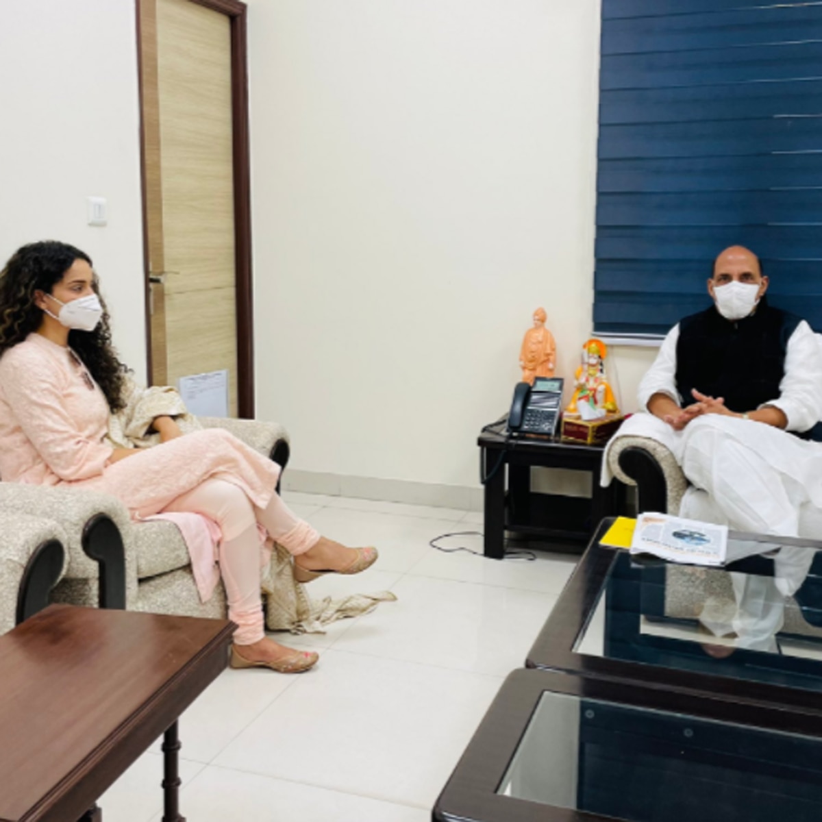 राजनाथ सिंह संग कंगना